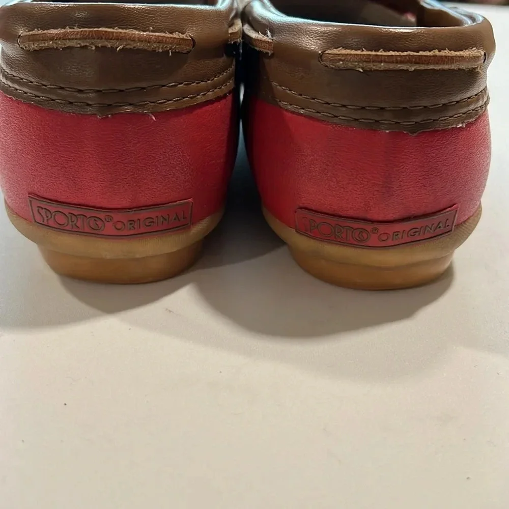 Vintage Sporto - duck boots,‎ red, 7